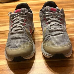 Nike Womens Dual Fusion X2 819318-007 Gray Running Shoes Sneakers Size 6.5